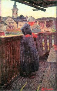 On the balcony